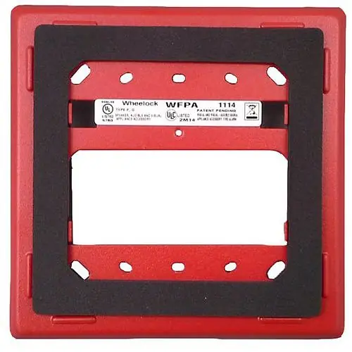 Eaton WFPA-R Mounting Plate Flush Outdoor Red