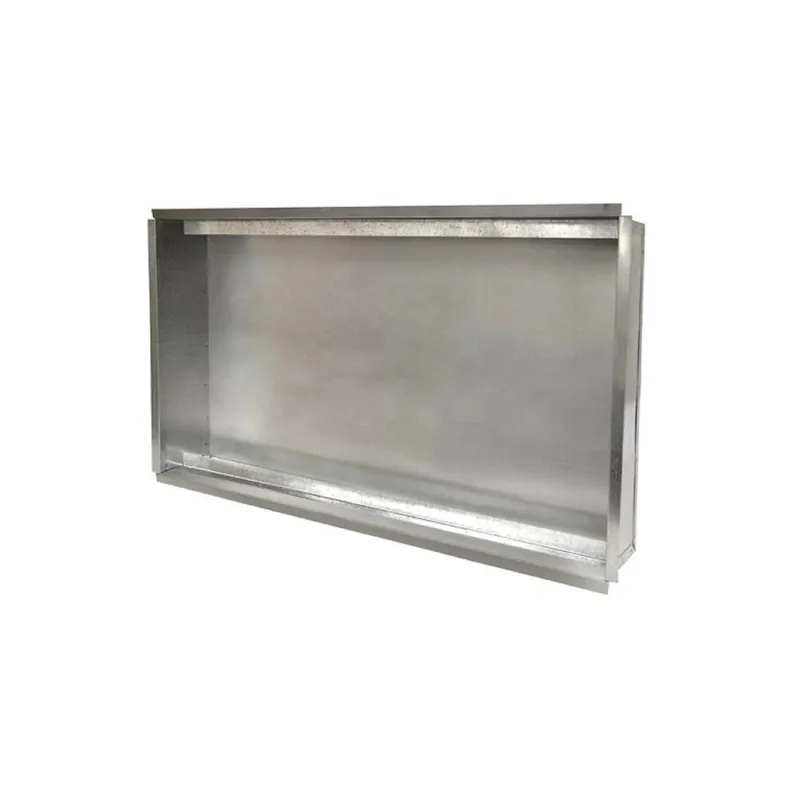 Air Duct Products 5481.1818-26 Blank Return Air Boot 18 inches x 18 inches 4 inches Deep with PG 26 Gauge
