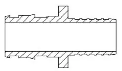 Uponor Q4585050 Straight Adapter Fitting ProPEX to Polybutylene