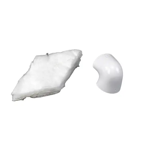 Johns Manville International FGPV7 90 Deg PVC Fitting Cover with Fiberglass Insert, #7