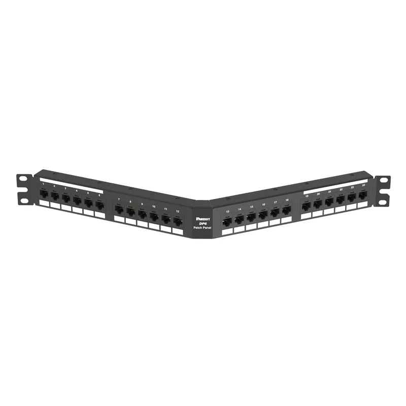 Panduit DPA24688TGY Network Patch Panel, 24-Port