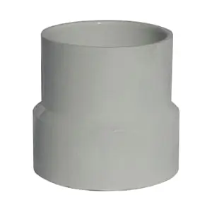 Napco P659 P-Series PVC Solvent Weld SDR35 Adapter Coupling 6 in Sewer Hub x DWV Hub