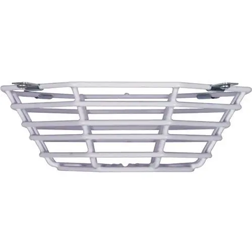 Safety Technology International STI-9601 Smoke Detector Guard Steel Web Low Profile Flush Mount White