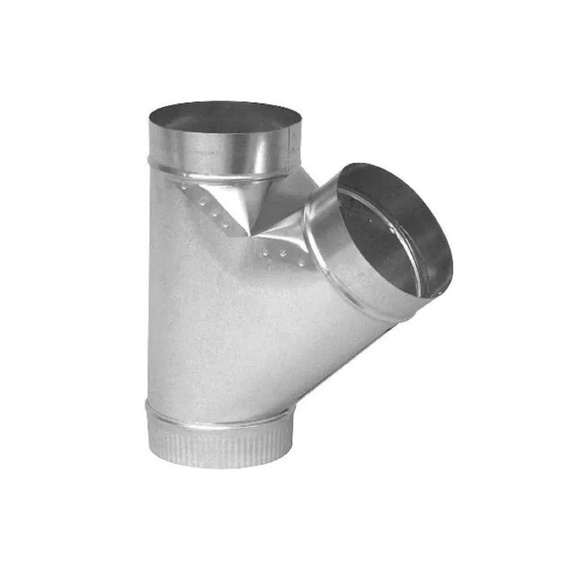 Air Duct Products 8152.050403-26 Vent Wye Sealed 5 inches x 4 inches x 3 inches 26 Gauge