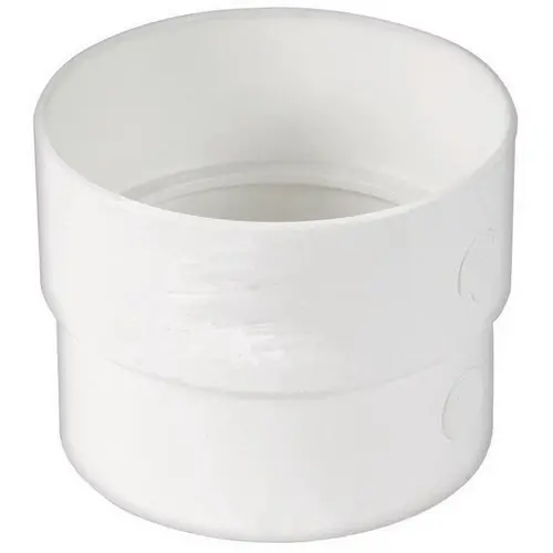 Plastic Trends P657 4 inch D-3034 PVC DWV Sewer Coupling, Solvent Hub x Solvent Hub