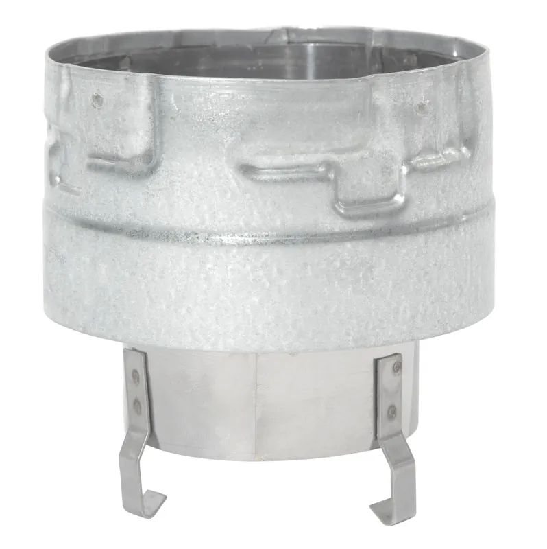 Metal-Fab 3MA3 Housing Adapter, 3 in Dia, Stainless Steel/Galvanized Steel