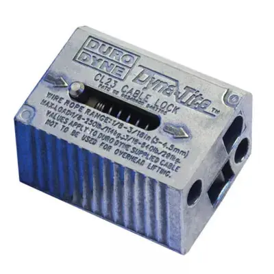 Duro Dyne 030350 Cable Lock for use w/ 1/8in & 3/16in Wire