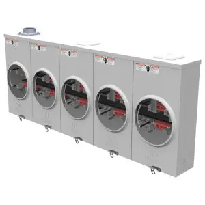 Milbank U7365-DL 4 Terminal Ringless 2 In Hub 5 Position