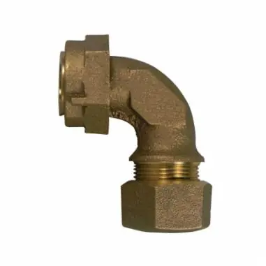 A Y McDonald 5120-002 74783ST 1/4 Bend Meter Coupling 3/4 in