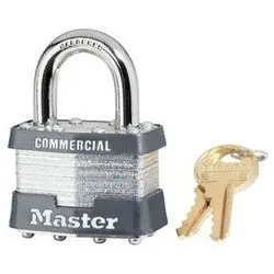 MASTER LOCK COMPANY 21W1KZ Tumbler Padlock Keyed Different Rekeyable 1-3/4 Width