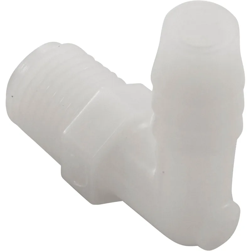 US Plastics 63102 Barb Adapter 90 Degree 3/8b x 1/4mpt
