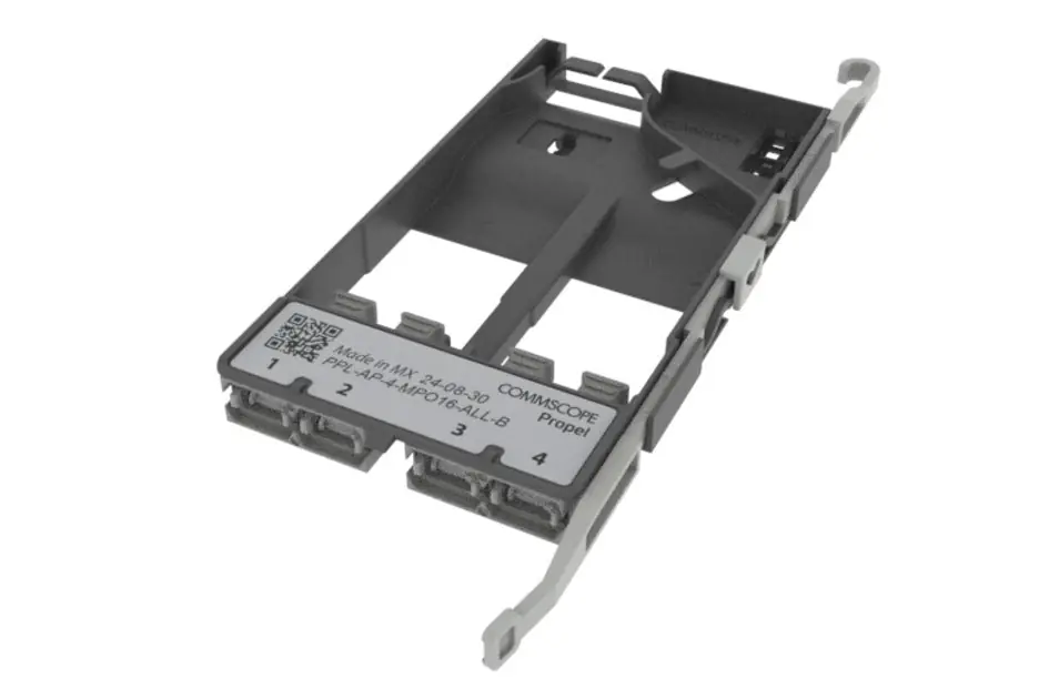 COMMSCOPE ENTERPRISE SOLUTIONS 760252806 4 MPO16 PORT PASS THRU ADAPTERPPL-AP-4-MPO16-ALL-B TYPE B, GRAY