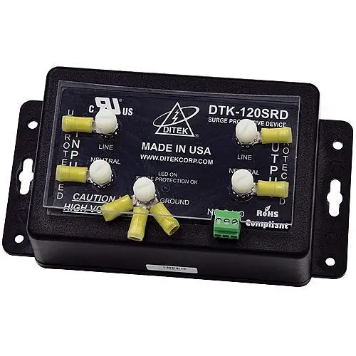 DITEK DTK-120SRD Surge Protective Device 120V Power Supply with Remote Monitoring Capability