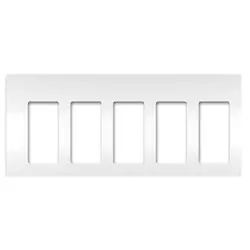 Pass & Seymour RWP265W RADIANT WALL PLATE 5G