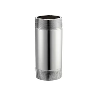 Merit Brass 3008-450 Sch 40 Chrome-Plated Red Brass Seamless Nipple 1/2 x 4-1/2 in Replacement MPN