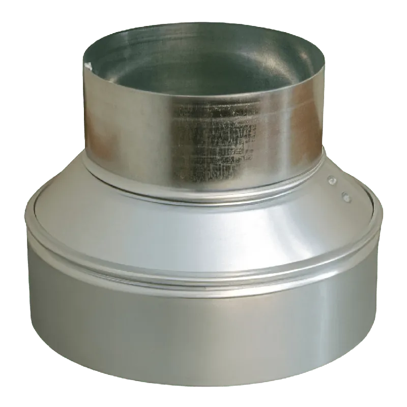 Gray Metal South 265-54 5 inch x 4 inch Duct Reducer, No Crimp