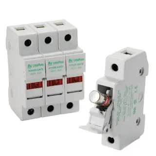 Littelfuse LPSC001ID LIT Dead Front Indicating Fuse Holder 600 VAC/VDC 30 A Class: CC