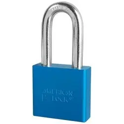 American Lock A1306BLUKZ Rekeyable Padlock, 5-Pin Tumbler, 2 Width x 3/4 Thickness