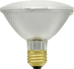Sylvania 50PAR30/HAL/S/NFL25-120V/16125 OBS16125 Tungsten Halogen PAR30 Silver Reflector Lamp 50Watt 120Volt