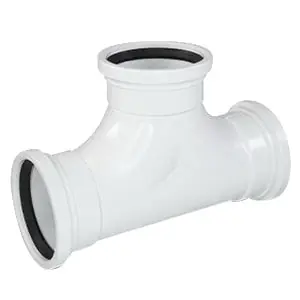Napco G1006 G-Series PVC SDR35 Sewer 2-Way Cleanout Tee