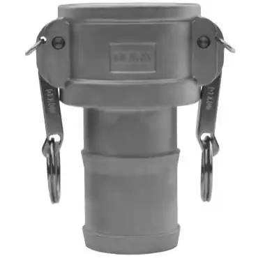 Dixon Valve & Coupling G400-C-AL Global Cam & Groove Type C Coupler x Hose Shank