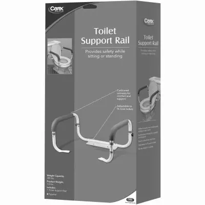 TRUE VALUE TV109864 Toilet Support Rail