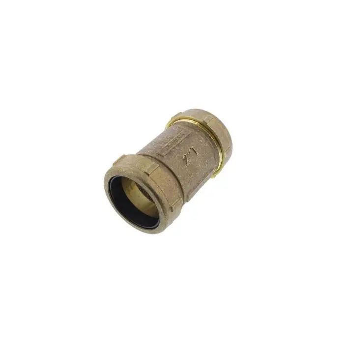 Matco V 450L08LF 2 IPS Brass Compression Coupling Long Lead Free