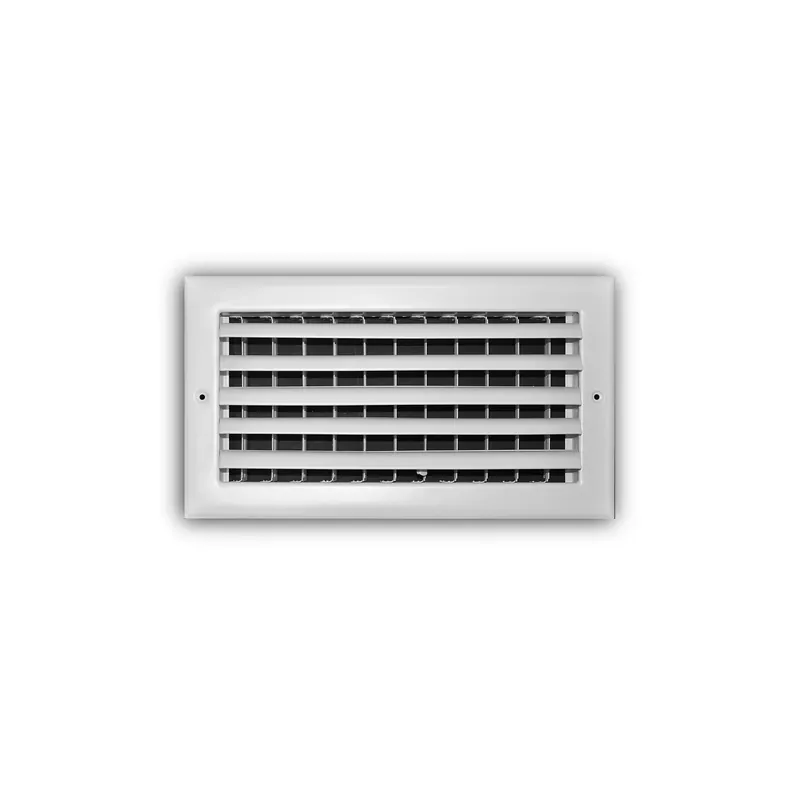 TRUaire 301M08X08 - 8 Inch x 8 Inch 1-Way White Adjustable Wall/Ceiling Register