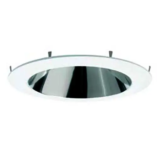 Elite Lighting REL437-RT-CL-WH 4-in Reflector Trim for REL437 Series LED Modules, Clear/White