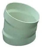 General Plastics L622P 6 x 6 PVC Straight 22.5D Elbow
