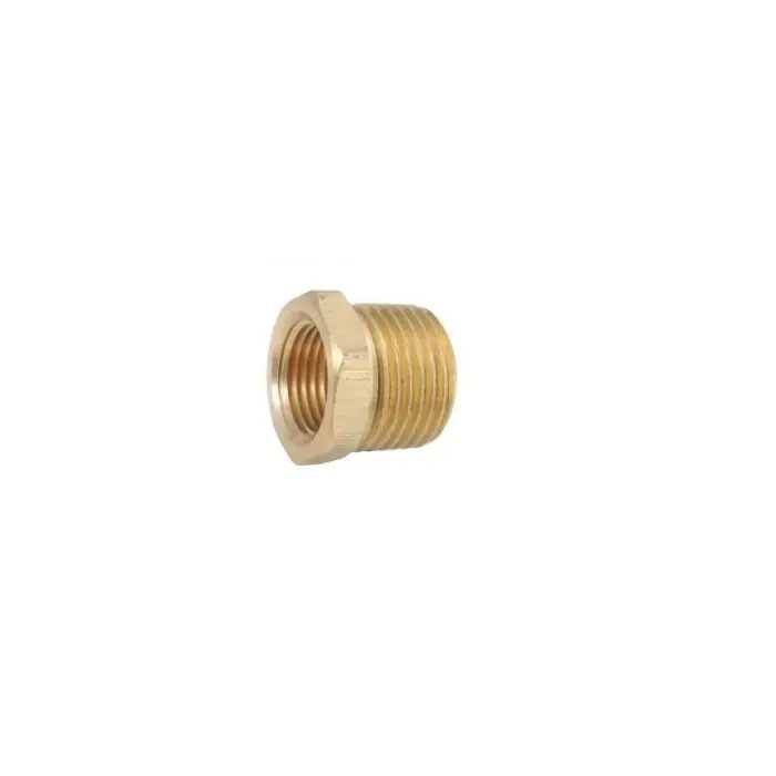 Johnson Controls F-1000-15 Hex, Brass Bushing NPT x NPT 1/4 in. x 1/8 in. Replacement MPN
