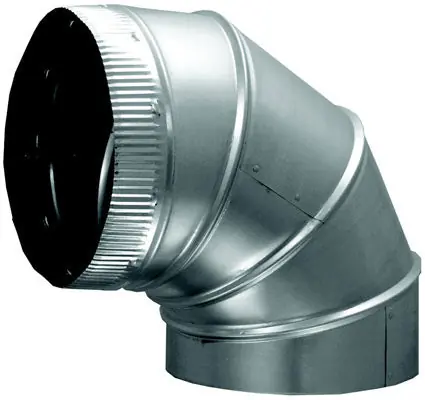 Cody Company 125284 4 Adjustable 90 Degree Elbow 28 Gauge