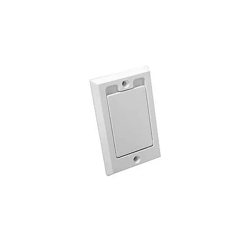 Canplas 791700W Square Door Inlet Valve for Central Vacuum Systems - White