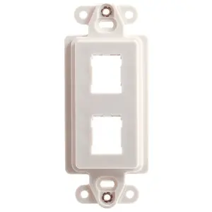 Ortronics 419HDJ2-88 Stylistic HDJ 2 Port-base Framecloud White