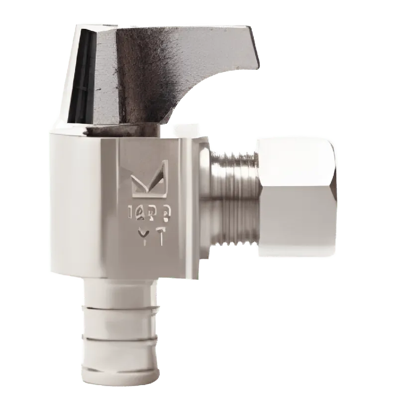 Sioux Chief 130-G2X1C 1/2 PEX F1807 X 3/8 Compression NL 1/4-Turn Angle Stop