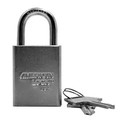 American lock A5100 KZ rekeyable padlock 1-1/2 inches width zero bitted