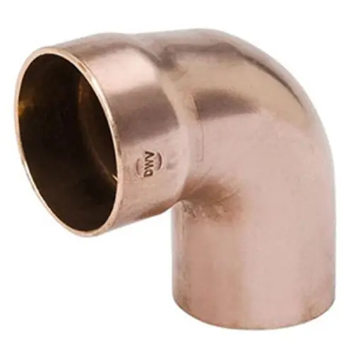 Elkhart Products CDWST9L 1-1/2 inch 90 Deg DWV Copper Street Elbow, FTG x SWT