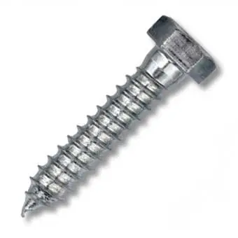 BBI 37N1000BHLZ 3/8X10 Zinc Lag Screw