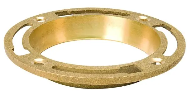 B&K 152-001 Closet Floor Flange, 4 in Dia Inside, Brass