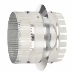 Gray Metal South 7-404D-2 7 inch x 2 inch Flanged Deep Starting Collar without Damper
