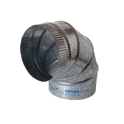 Miami Tech AE309 9 Inch 90 Degree Adjustable Metal Elbow 30 Gauge