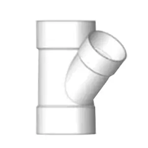 Napco P308-6 P-Series PVC Solvent Weld SDR35 Sewer Wye