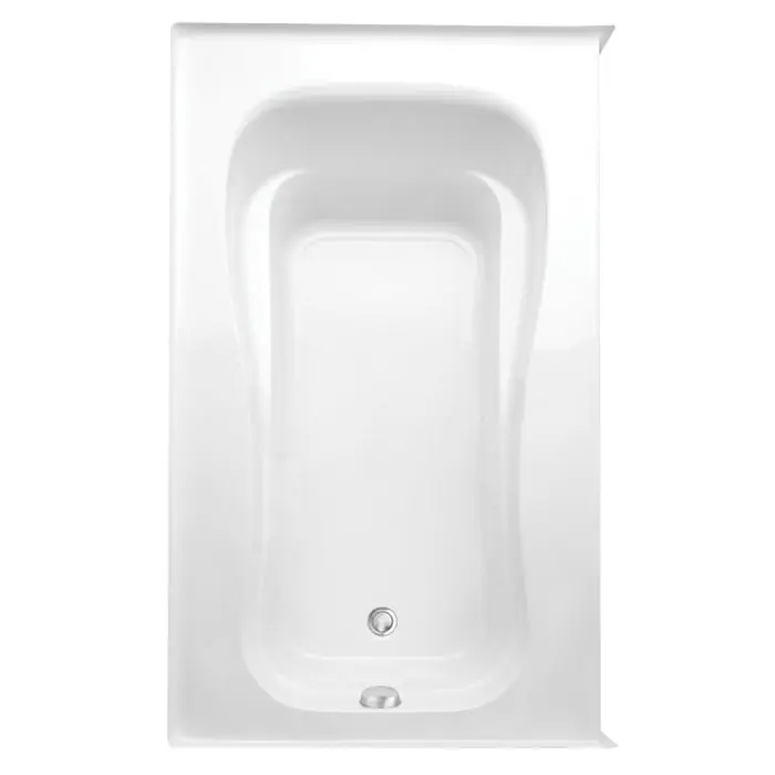 Aquatic 7660620VL-WH Soaker Bathtub 52 gal 60 in L x 37-1/4 in W x 20-1/4 in H