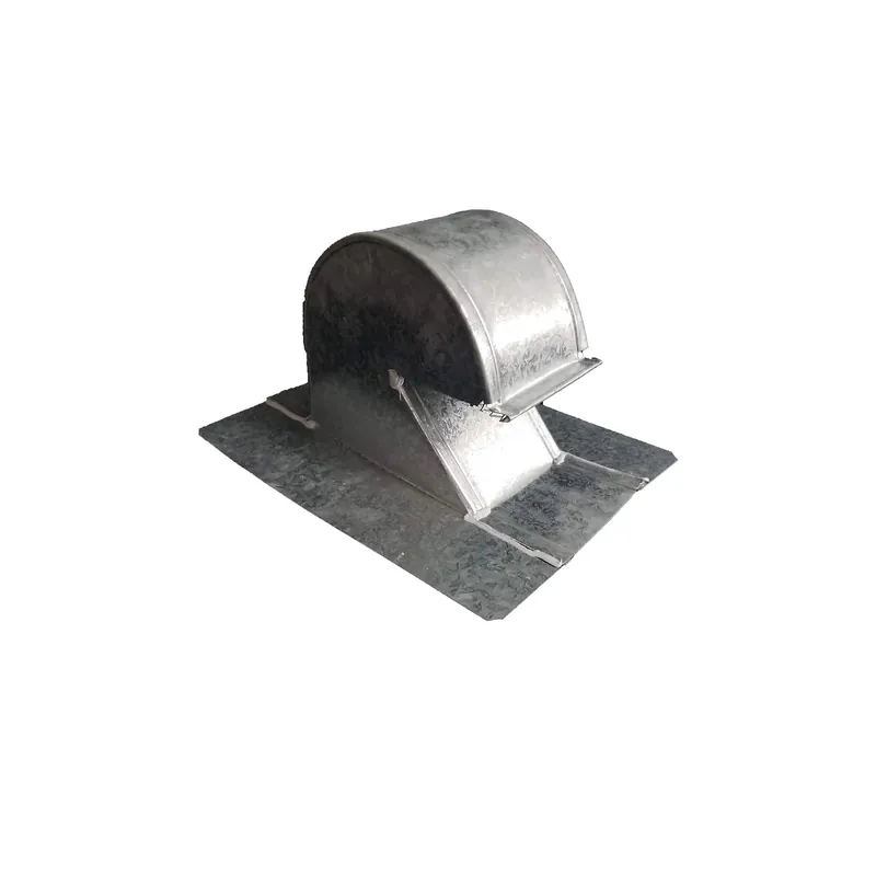 The Metal Shop 006175-GWV-4D Galvanized Wall Vent with Damper 4inches