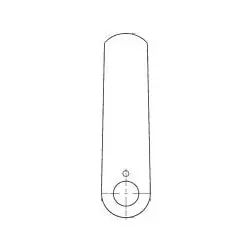 Olympus lock DCNP-100-LC door lock cam, straight, 3 length, for DCN/DCR/B7 series 3/4 diameter cam lock