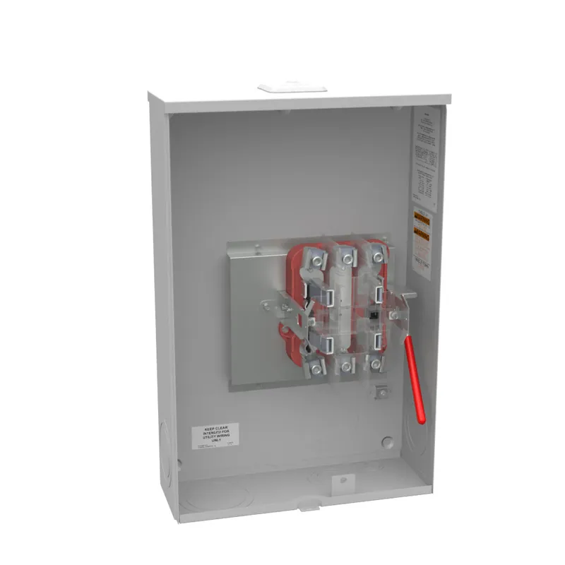 Milbank U6513-XL-BL-ALT Meter Socket with Lever Bypass 4 Term Ringless 200 Amperage