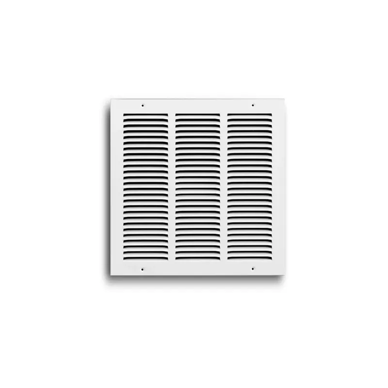 TRUaire A17008X08 Steel Stamped Face Return Air Grill 8 inch x 8 inch White