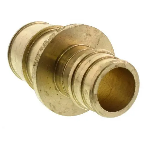 Uponor Wirsbo Q4547510 ProPEX Brass Coupling 3/4 inch x 1 inch PEX x PEX