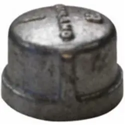 Billco Corporation GCAPC 3/8 inch Galvanized Malleable Iron Threaded Cap