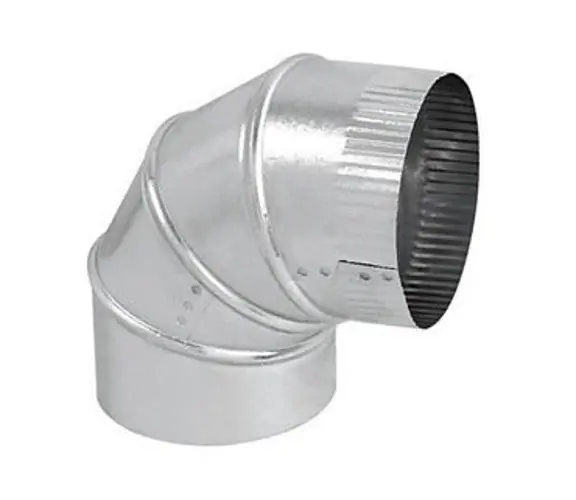 CLIFCO SHEET METAL MFG GE928 9 Galv Elbow 28 Gauge